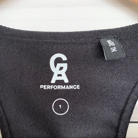 GOOD AMERICAN Black Reflective Logo Sports Bra Sz1 - Picture 5 of 8